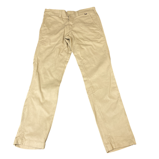 Carhartt Sid Pants Mens Medium Beige Stretch Workwear High Waisted Straight Leg