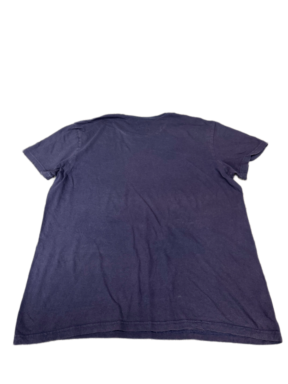 Ralph Lauren T-Shirt Womens Large Navy Classic Fit Pony Logo Pullover Polo Tee