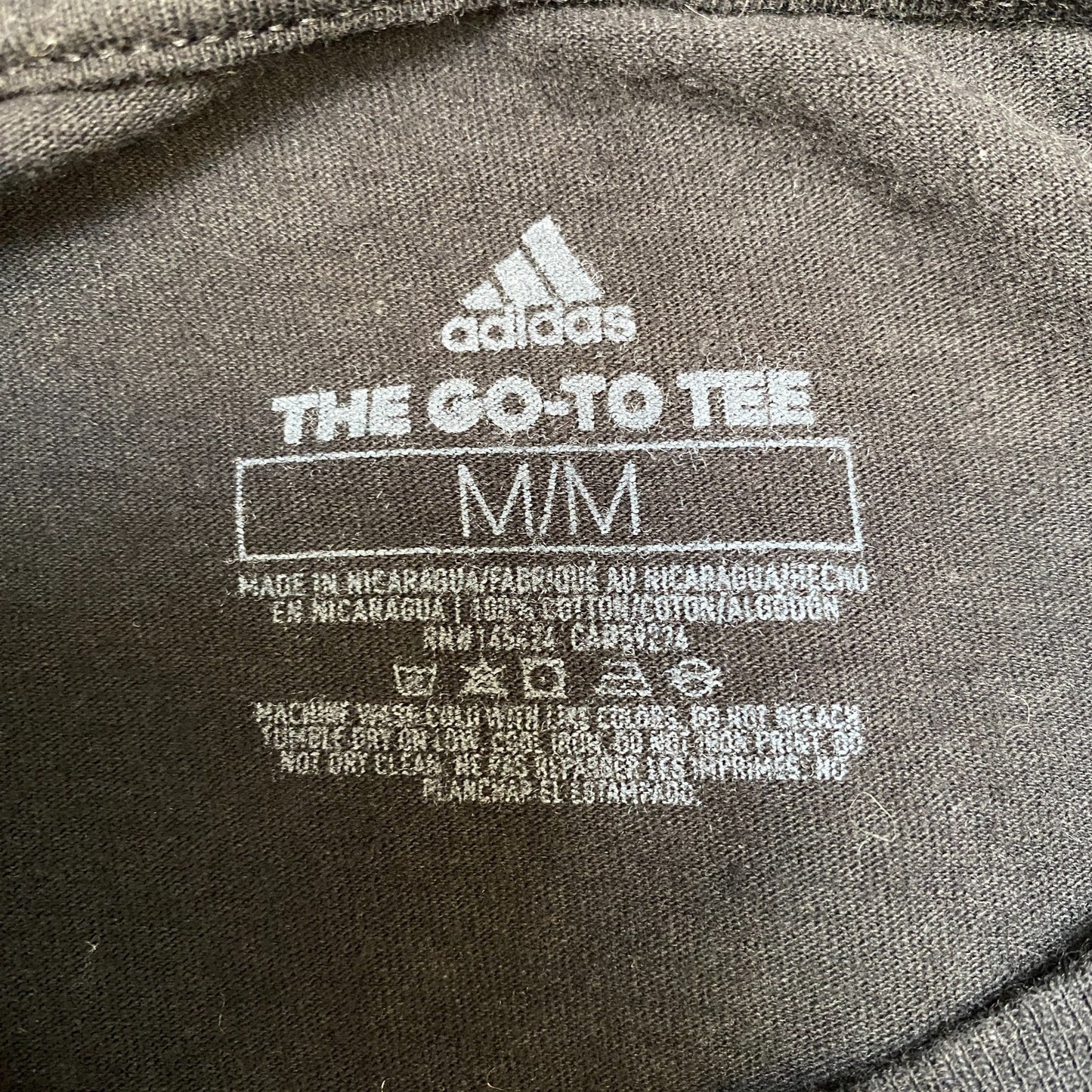 Adidas The Go-To T-Shirt Women Medium Black Los Angeles FC Graphic Crew Neck Tee