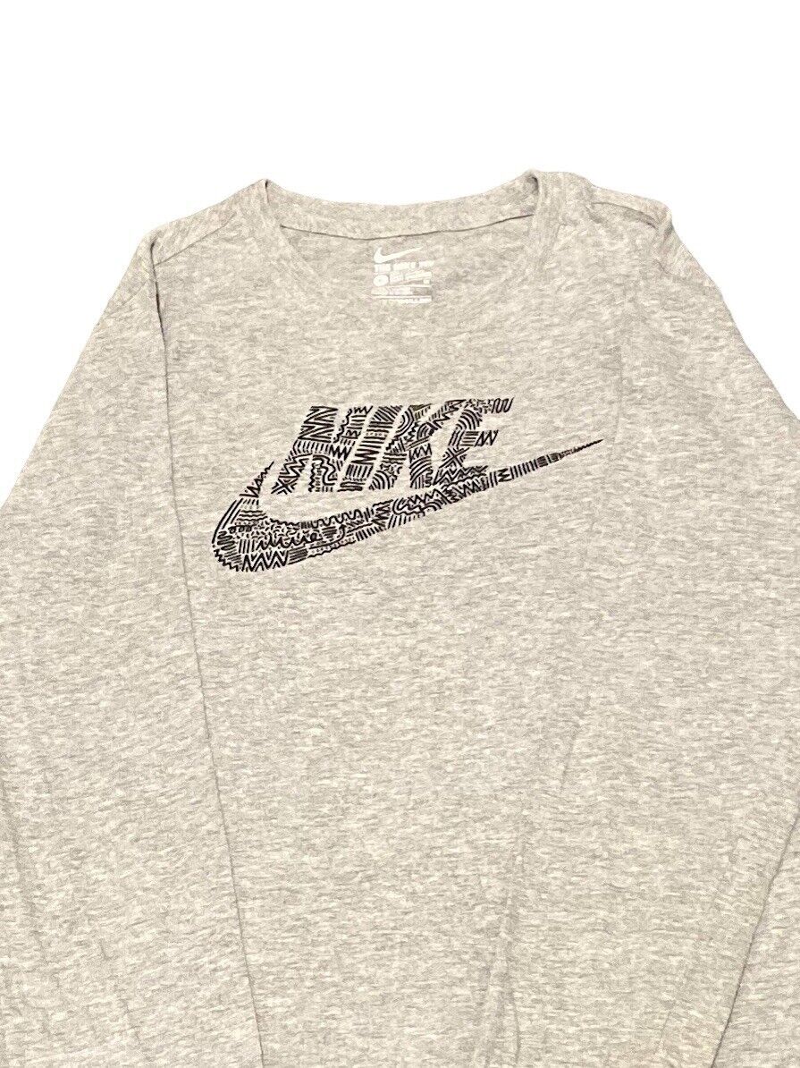 Nike Spellout Sweatshirt Logo Grey Womens XL