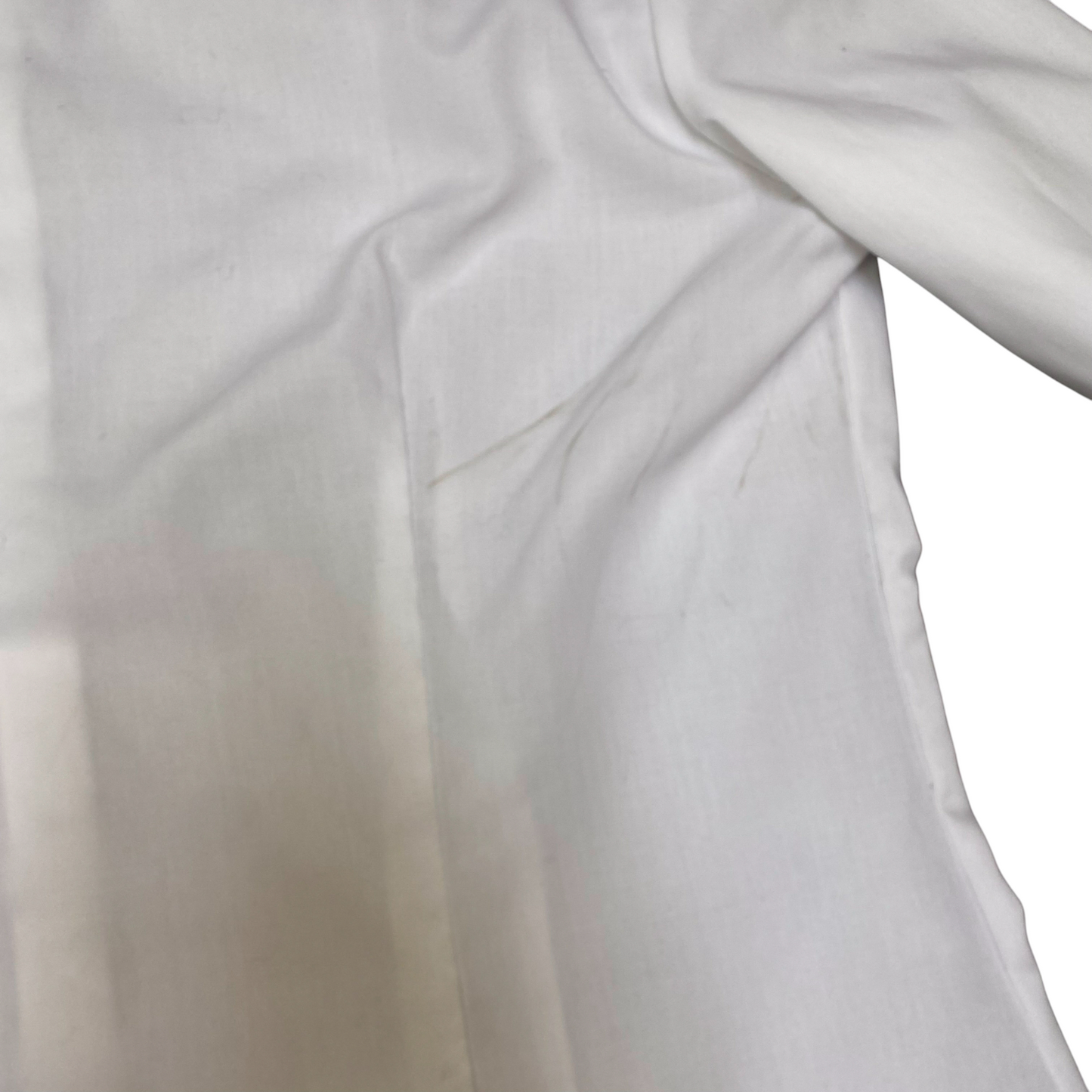 Shirt Top Womens M White Long Sleeve Collared Button Down Casual Outdoor