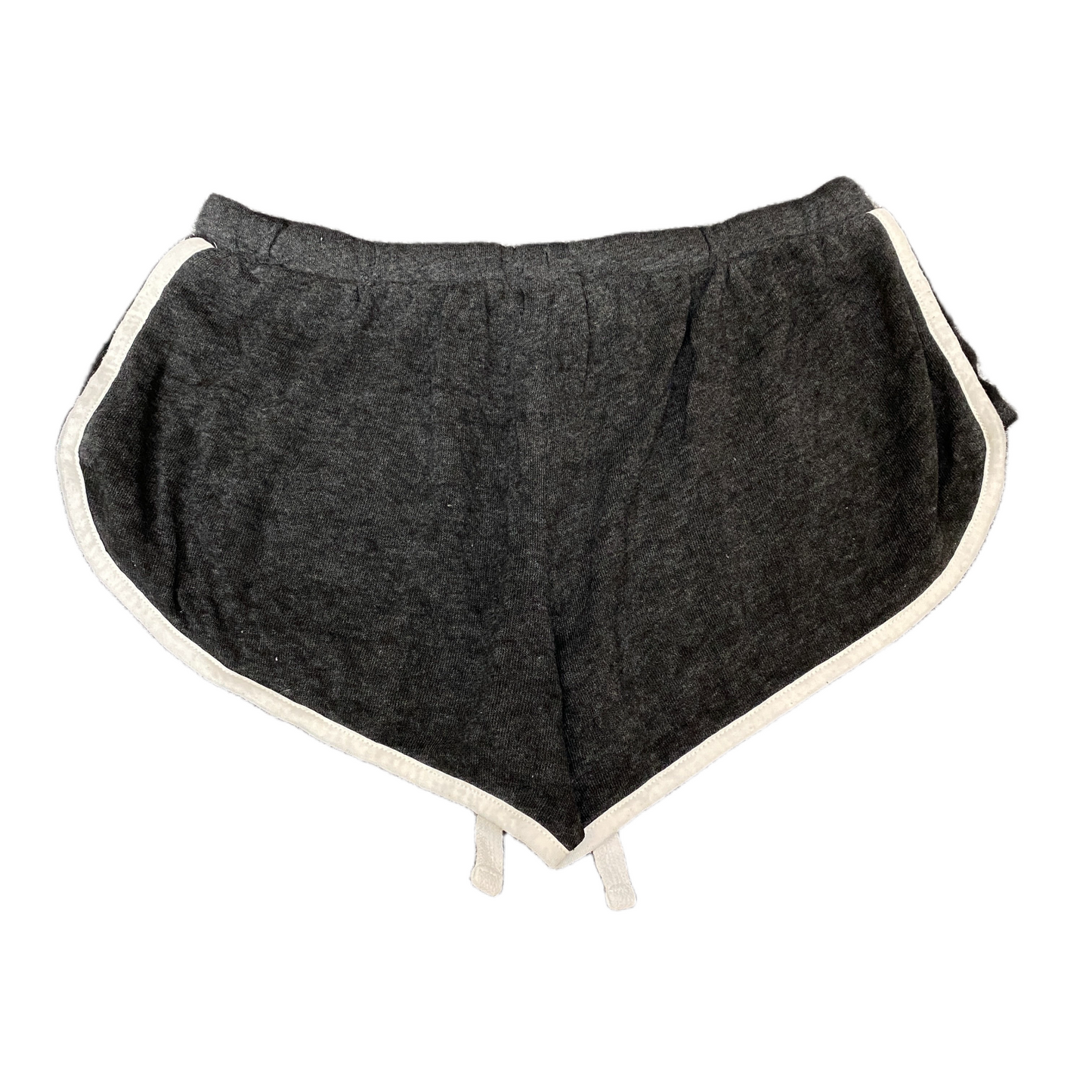 Running Sprinter Shorts Womens S 28" Waist Black Athletic Workout Dolphin Hem