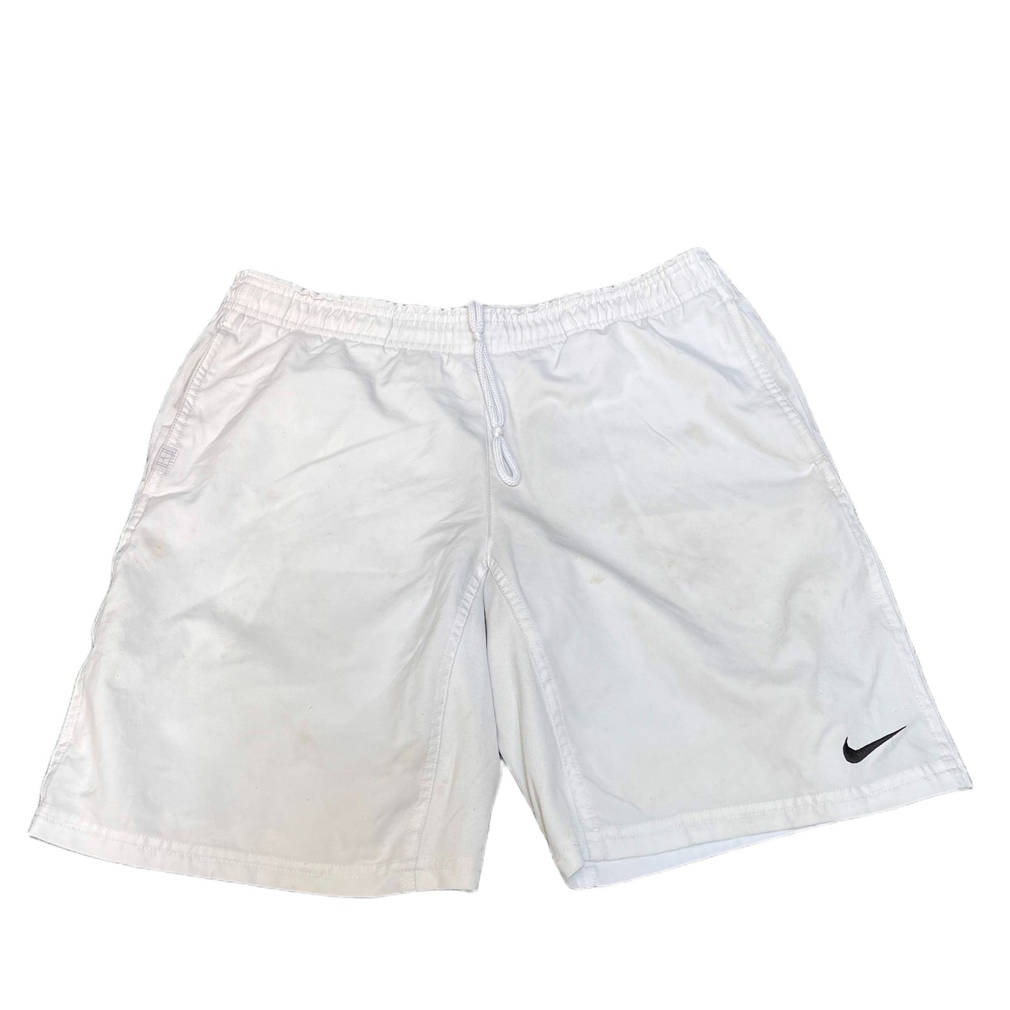 Nike Dri-FIT Tennis Shorts Mens Small 31" Waist White Performance Drawstring