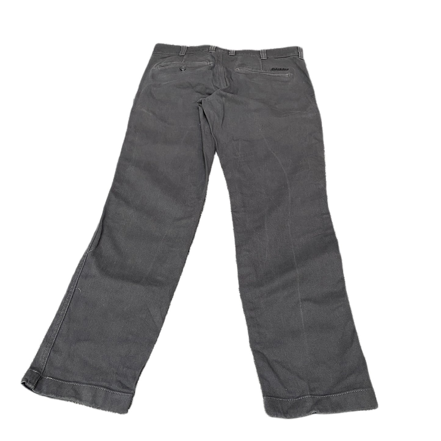 Dickies Chino Pants Fits as Mens 34" Grey 4-Way Stretch Quick Drying Trousers
