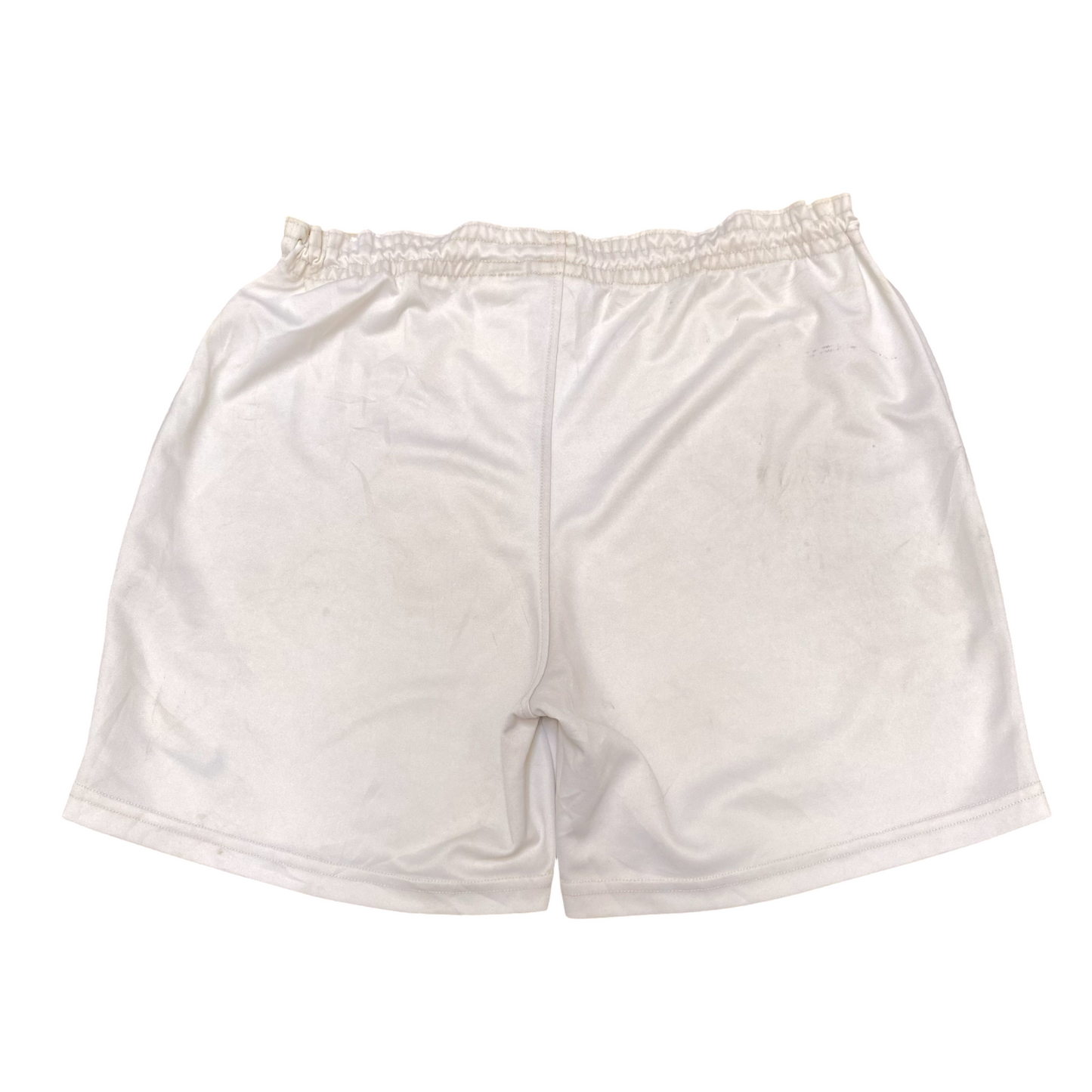 Nike Running Shorts Mens Large White Athletic Workout Elastic Waist Drawstring