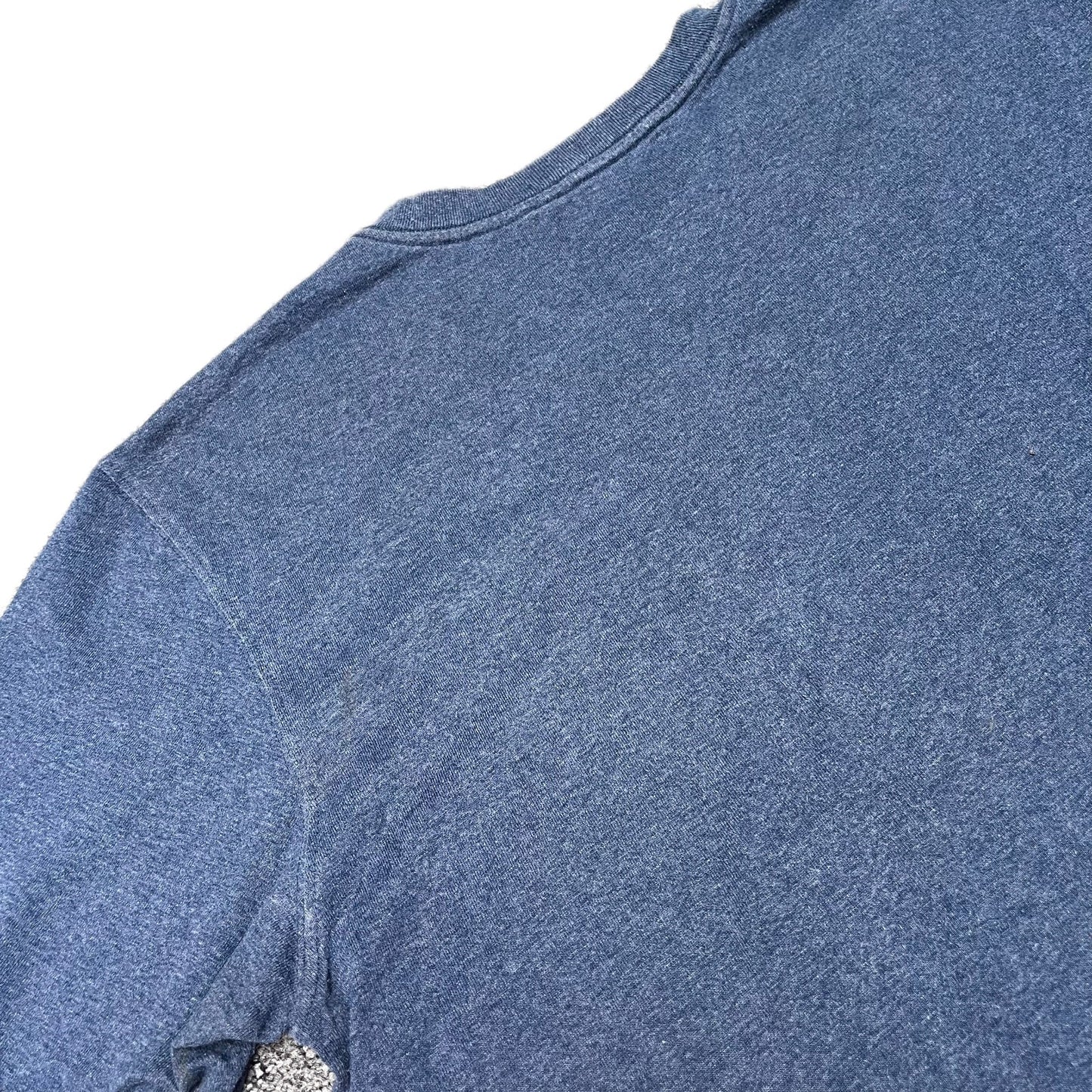 Carhartt T-Shirt Men Large Blue Graphic Logo Relaxed Fit Short Sleeve Summer Tee