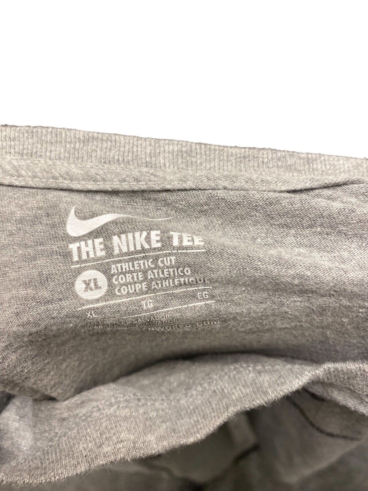 Nike Spellout Sweatshirt Logo Grey Womens XL