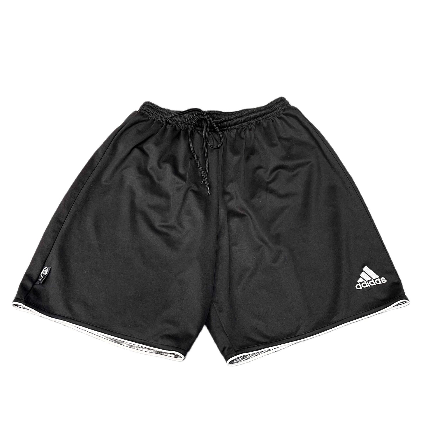 Adidas Climalite Athletic Shorts Men XS 25" Waist Black Gym Training Drawstring