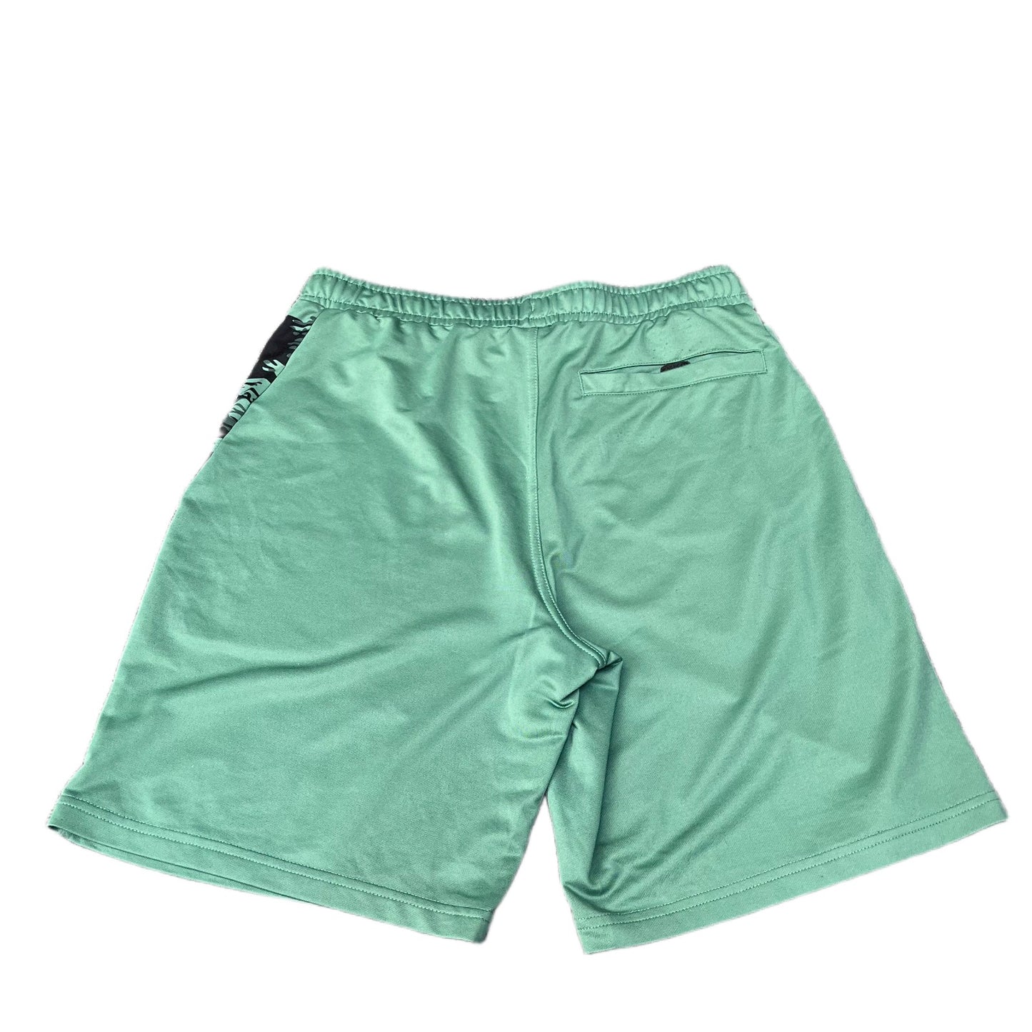 Ellesse Athletic Shorts Men M 30" Waist Green Black Camo Gym Training Drawstring