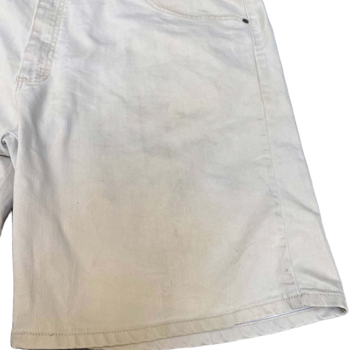 Lee Jean Shorts Fits as Mens XL 42" Waist Tan Denim Classic Five Pockets Outdoor