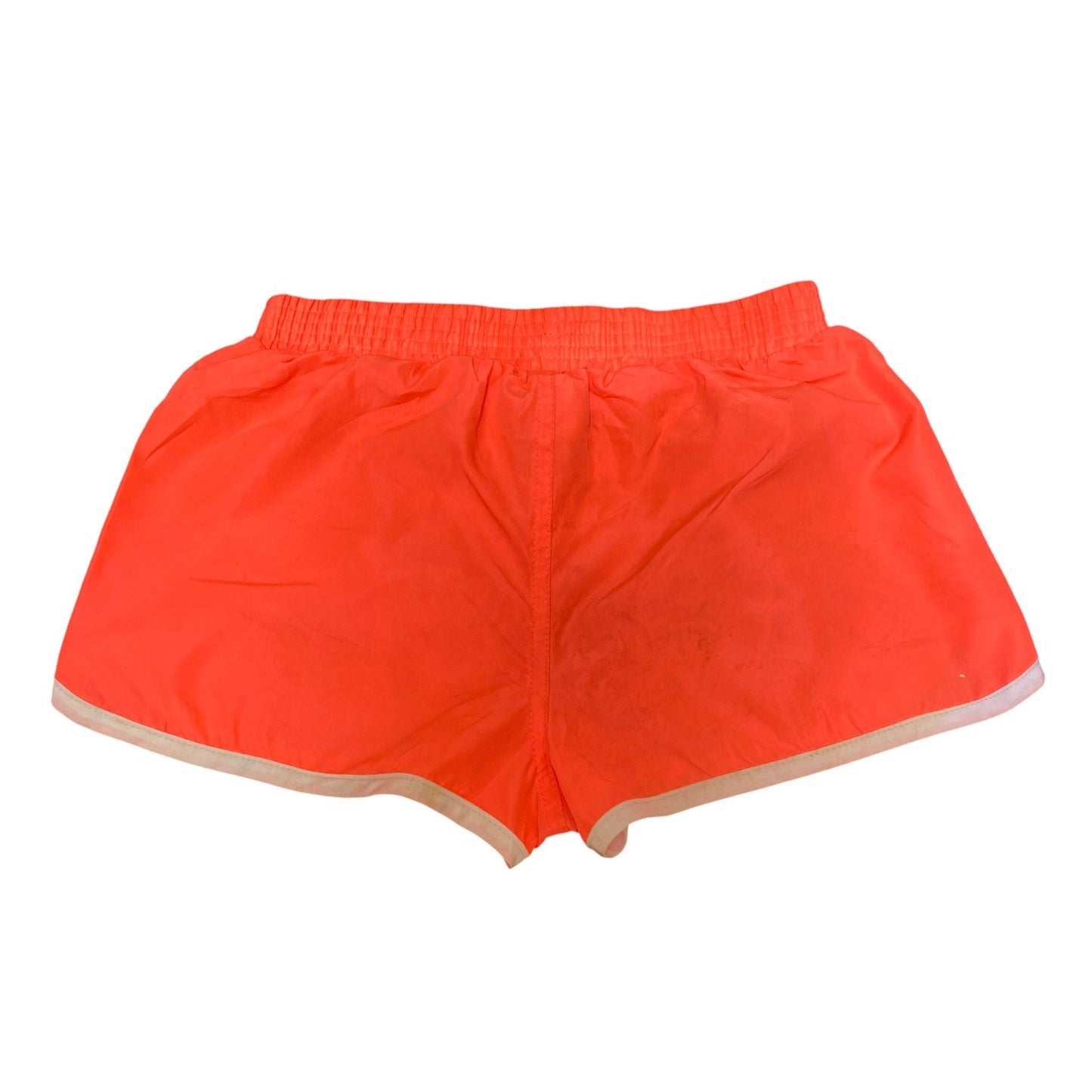 Gerry Sprinter Shorts Womens Small Orange Gym Training Elastic Waist Drawstring