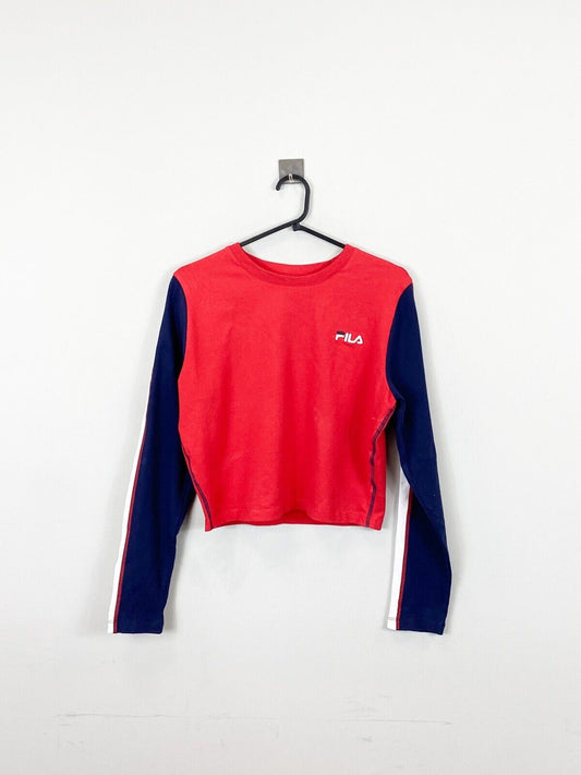 Fila Cropped Sweatshirt Red Women’s M