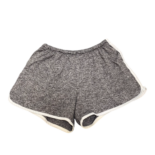 Ready To Go Running Sprinter Shorts L Grey Heather Elastic Waist Athletic Fit