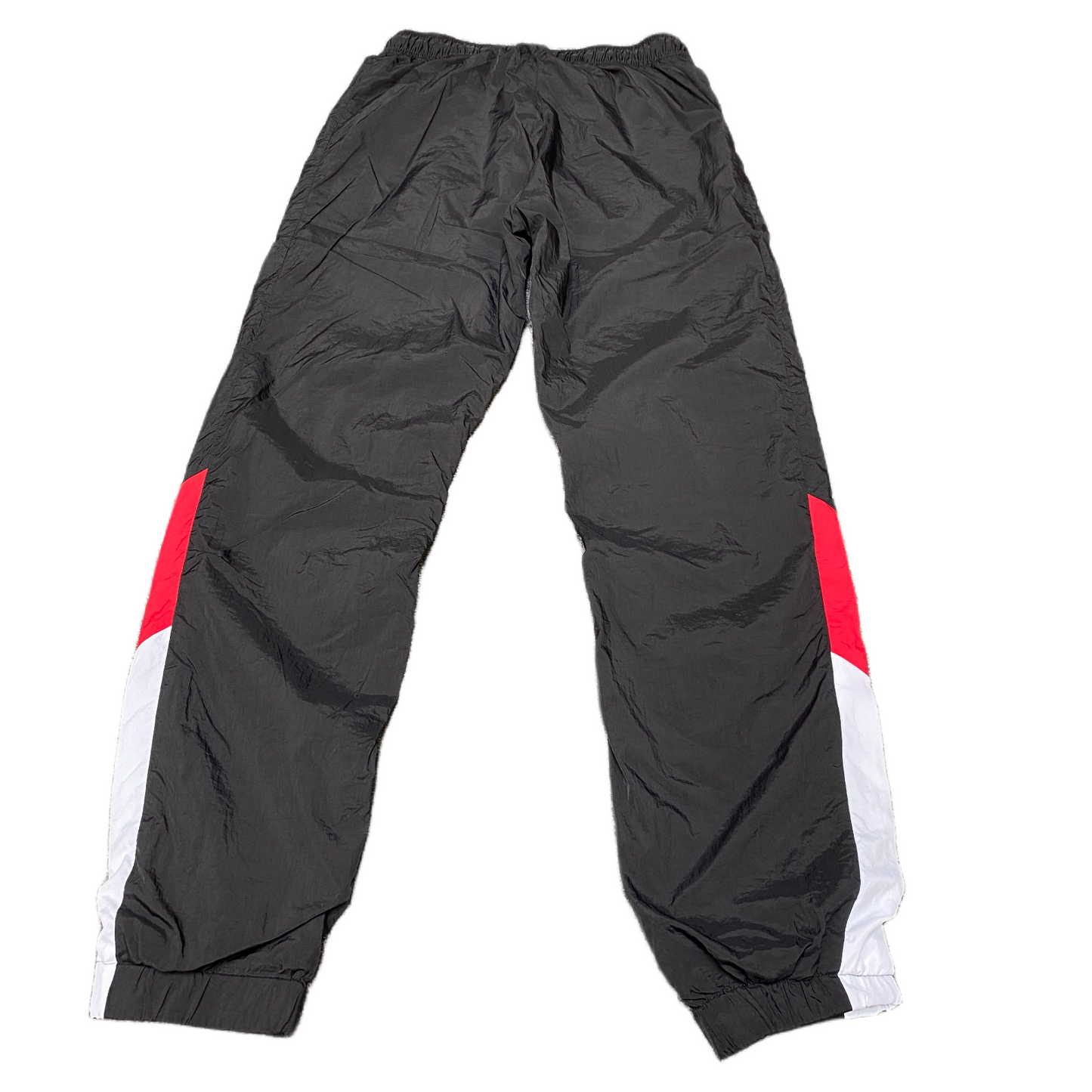H&M Joggers Fits as Womens 26" Waist Black Windbreakers Drawstring Track Trouser