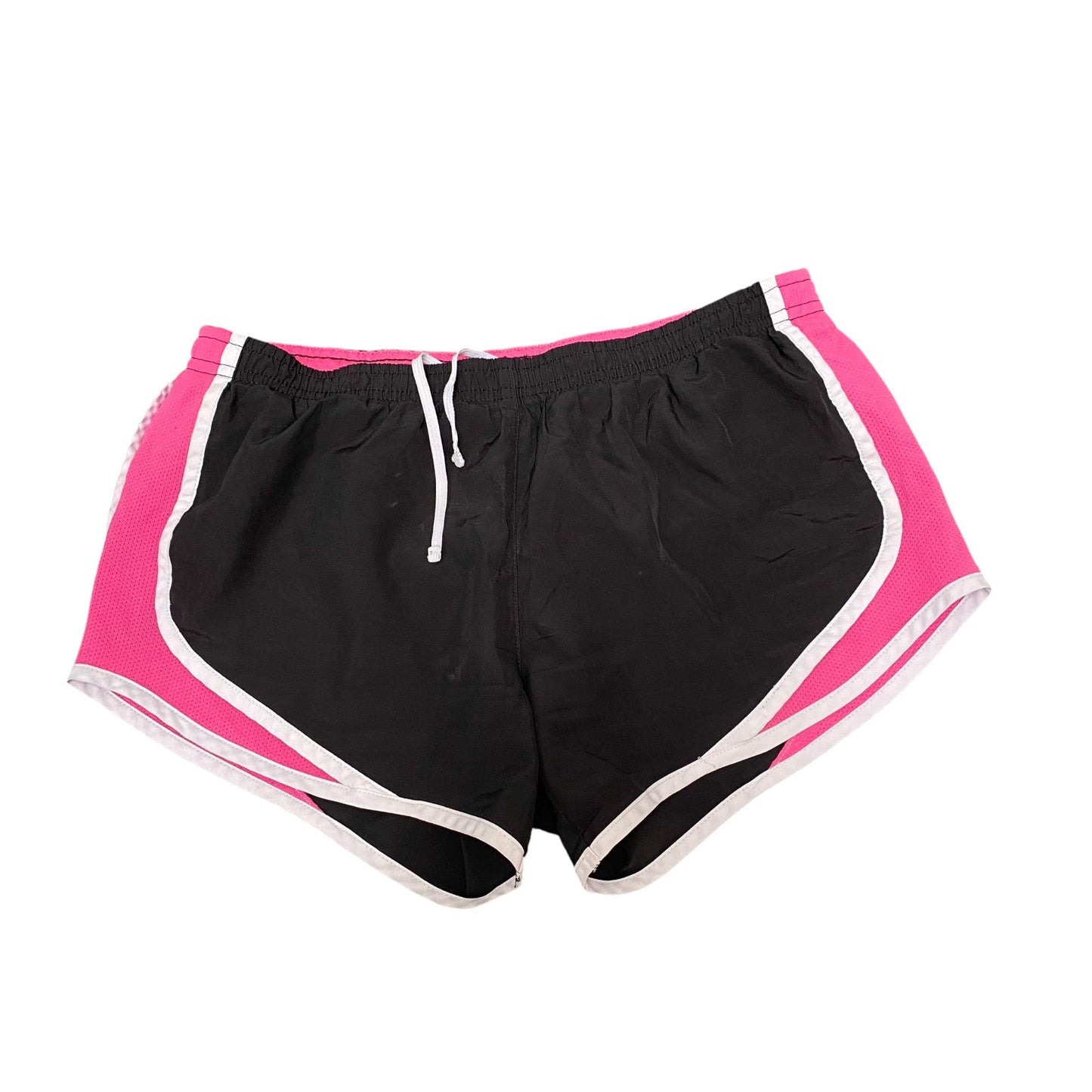 Arizona Sprinter Shorts Womens Small Black Pink Gym Training Elastic Waist