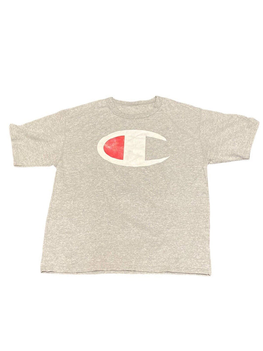 Champion T-Shirt Grey Mens S Chest Logo