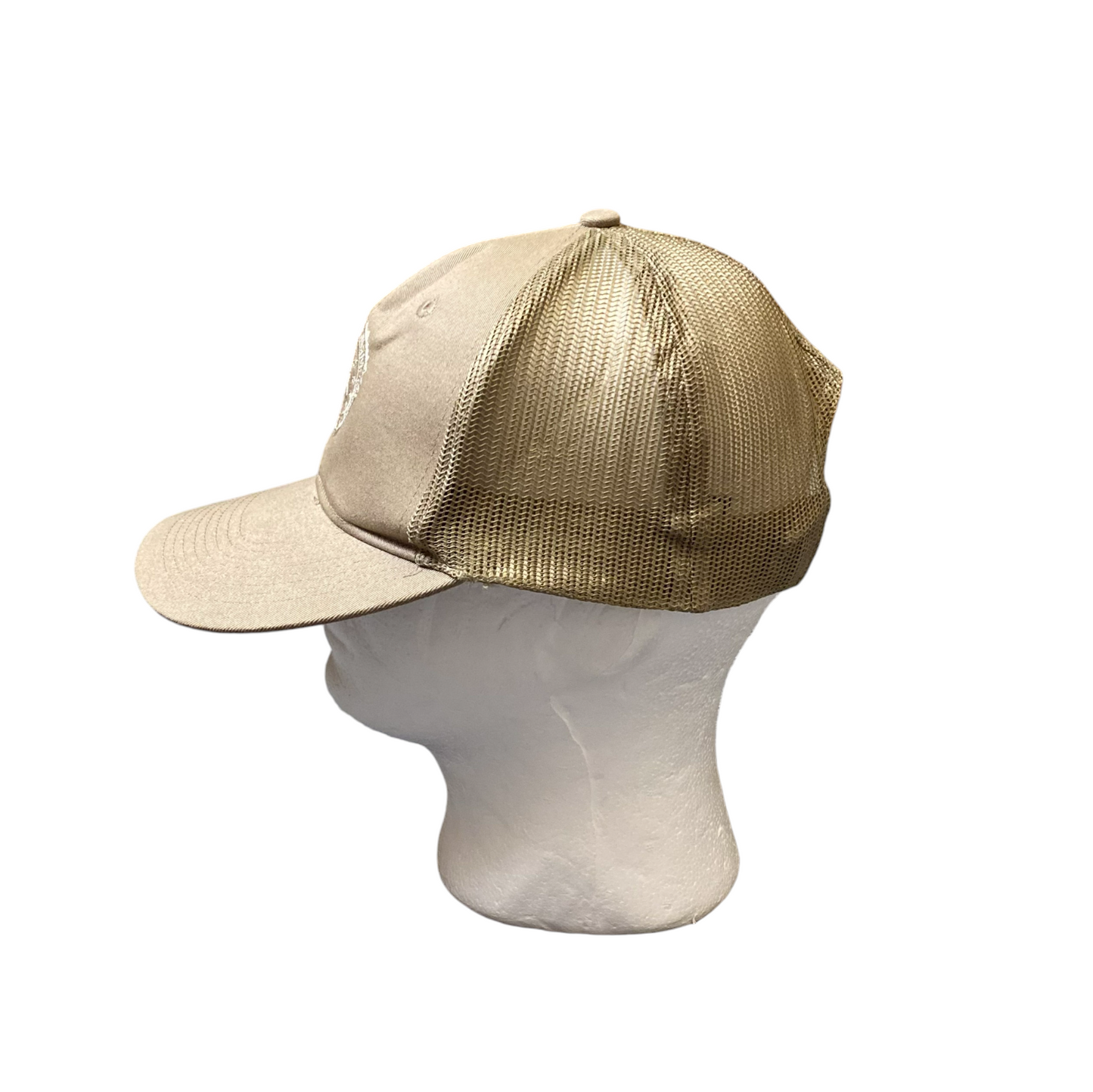 Port Authority Trucker Hat Mens Green Mesh Back Embroidered Adjustable Snapback