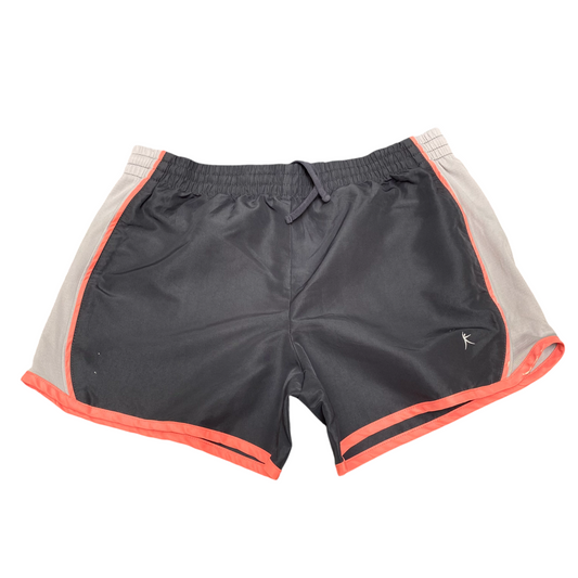 Danskin Now Running Sprinter Shorts Womens Medium Black Elastic Waist Drawstring