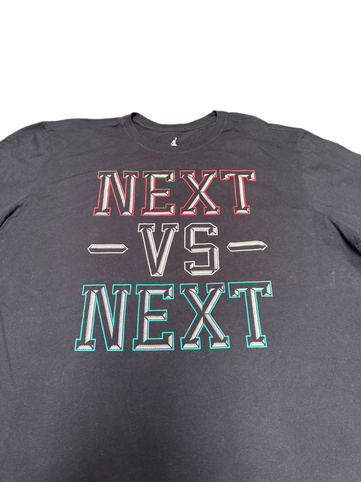 Jordan T-Shirt Mens Fits as XL Black Graphic Print Short Sleeve Crew Neck