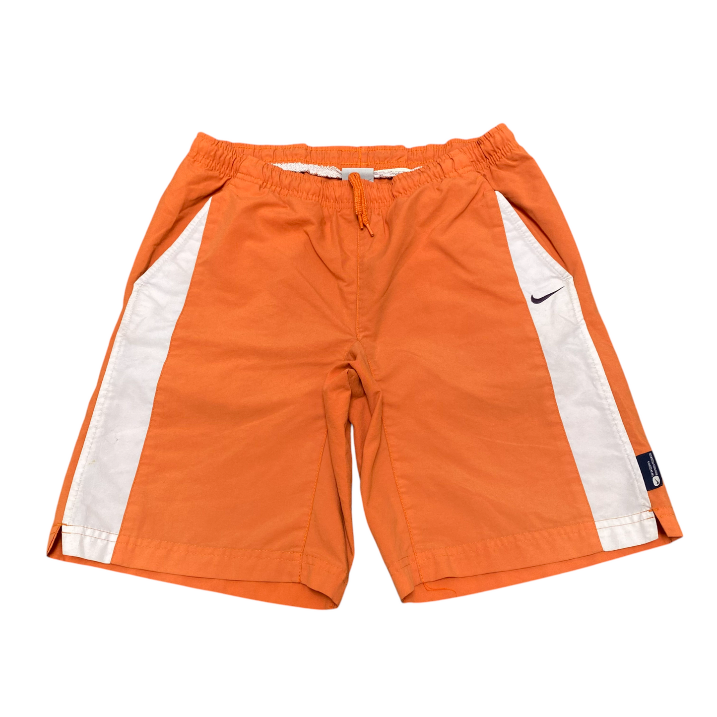 Nike Swim Trunks Shorts Boys Medium Orange Surf Spring Elastic Waist Drawstring