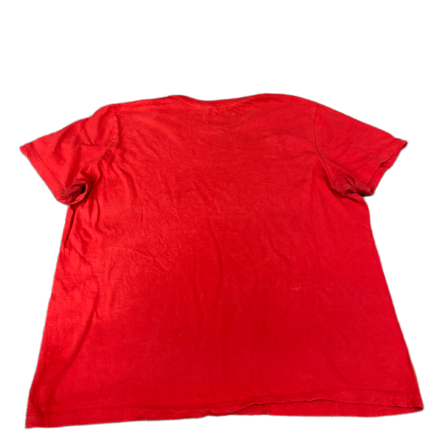 Nike T-Shirt Womens L Red Most Definitely It Graphic Print Stretch Crew Neck Tee