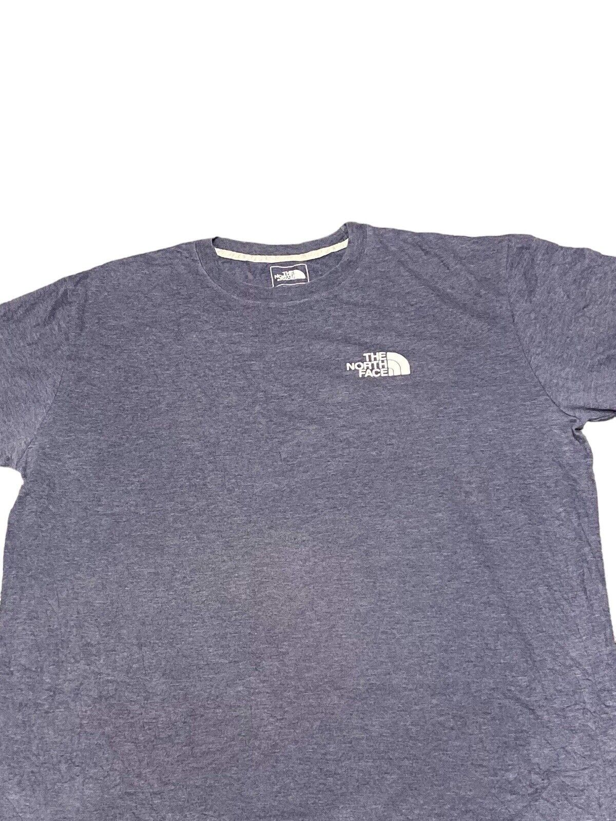 The North Face T-Shirt Blue Mens L Chest Logo