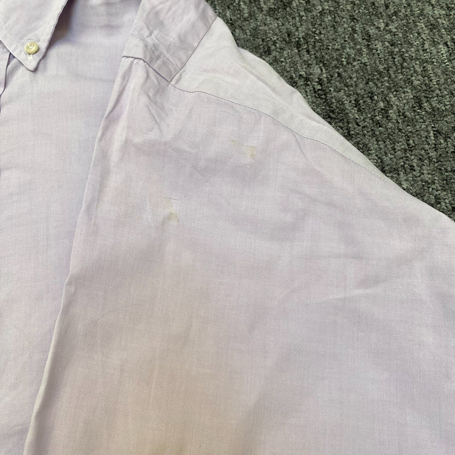 Ralph Lauren Formal Shirt Mens Medium Pink Oxford Long Sleeve Collar Button Down