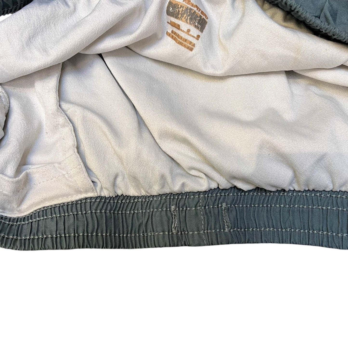 Nike Running Sprinter Shorts Fits as Womens Medium 30" Waist Grey Dolphin Hem