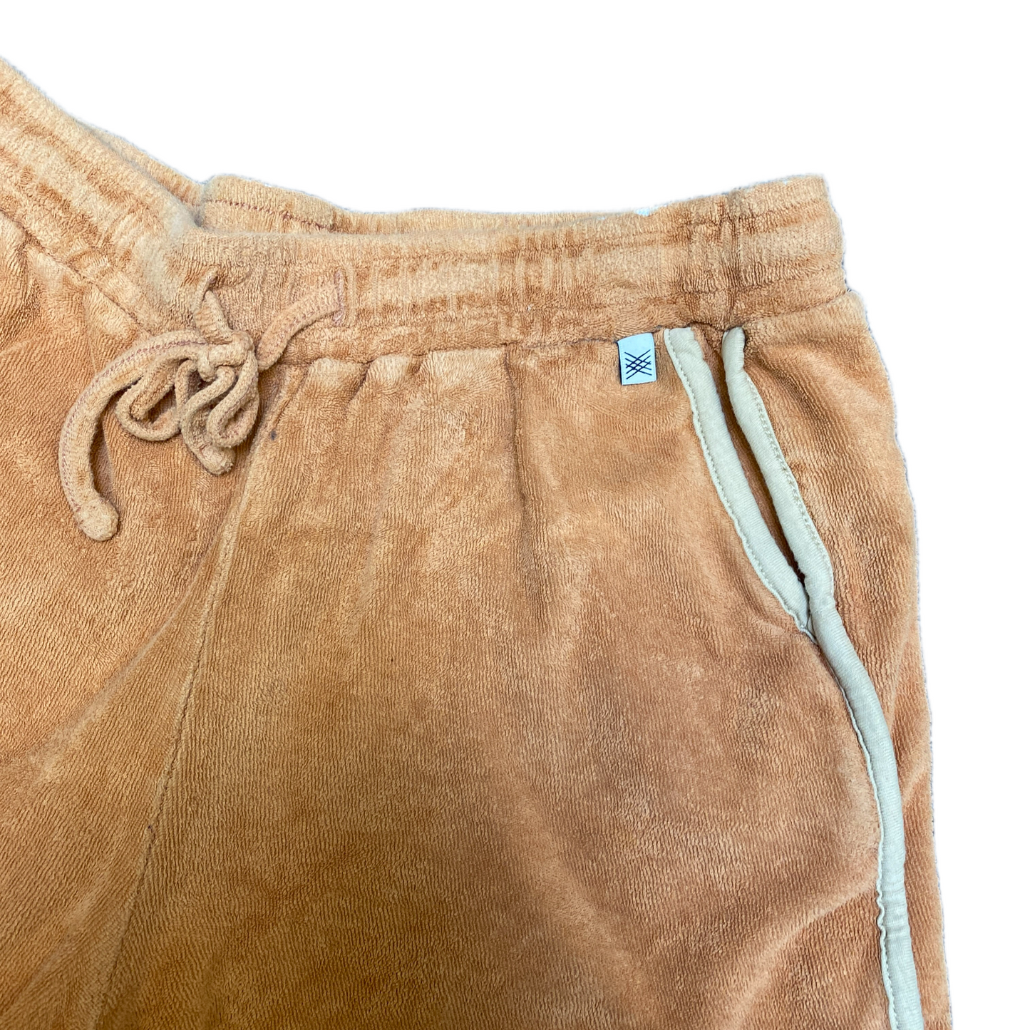 Running Sprinter Shorts Girls S 24" Waist Brown Athletic Gym Workout Dolphin Hem