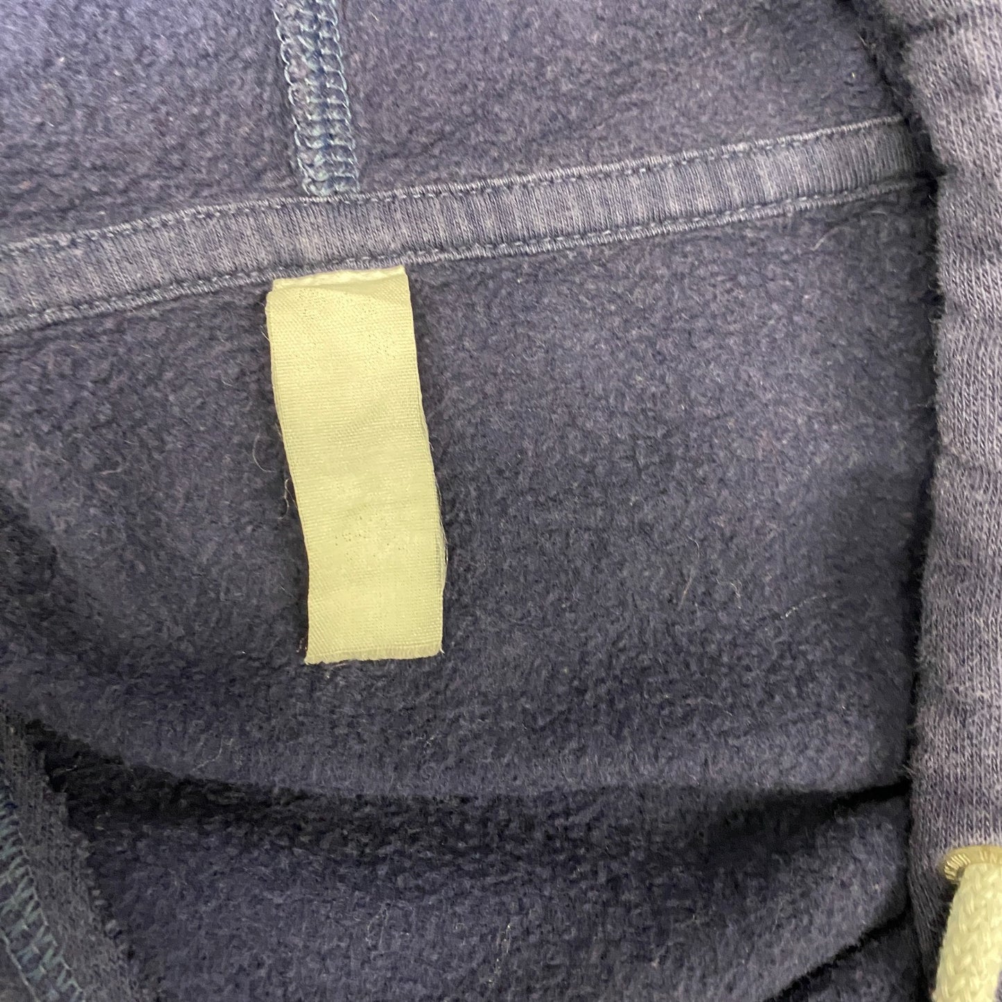 Under Armour Hoodie Womens Medium Navy Graphic Logo Kangaroo Pocket Pullover