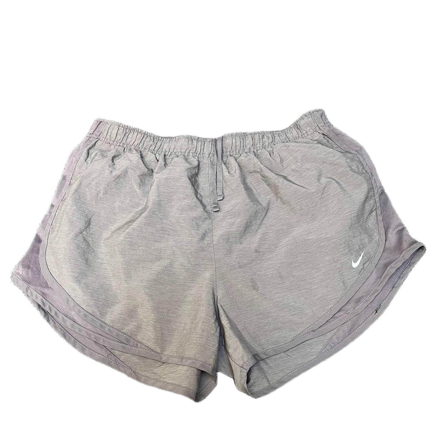 Nike Running Sprinter Shorts Fits as Womens Large 31" Waist Grey Dolphin Hem