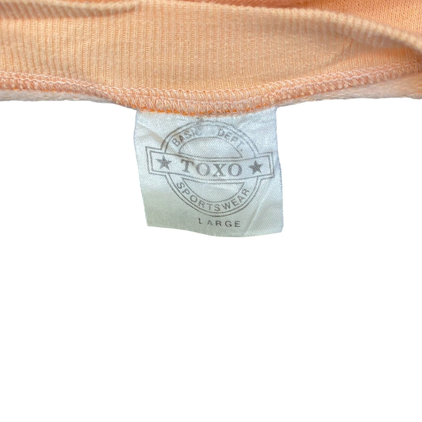 Toxo Sweatshirt Mens Large Yellow Motorcycle Print Long Raglan Sleeve Pullover