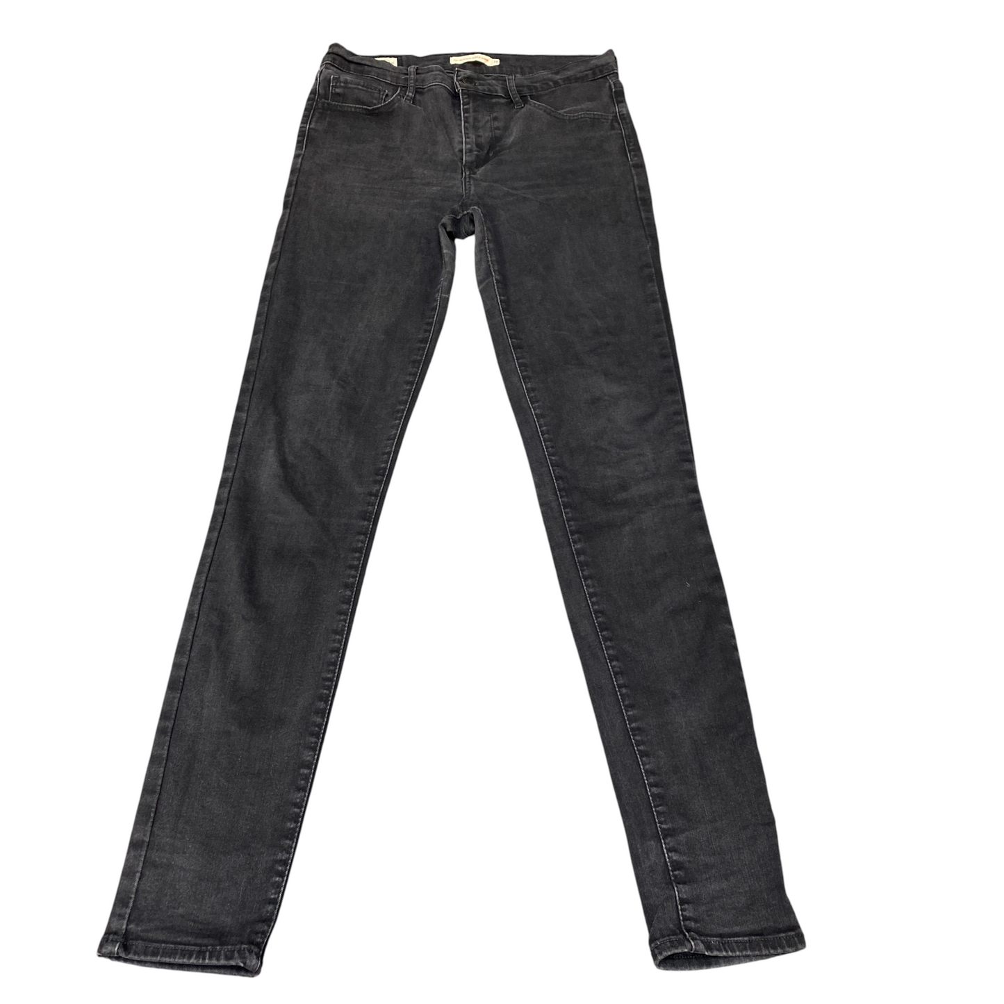 Levi's Jeans Womens 29" Waist Black Denim Premium 720 High Rise Super Skinny Leg