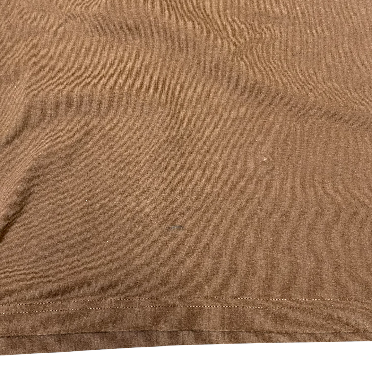 H&M Shirt Mens Medium Brown Short Sleeve Relaxed Slim Fit Crew Neck Casual Tee