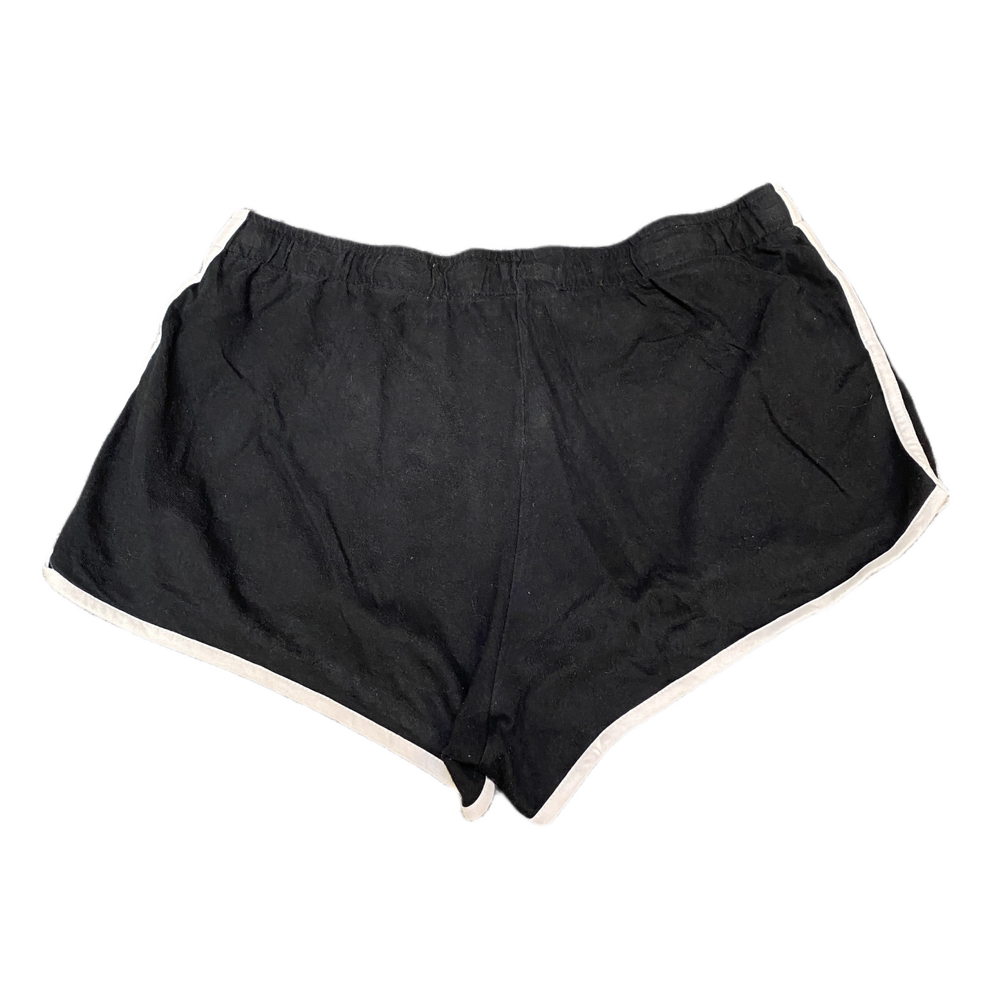 Running Sprinter Shorts Womens 29" Waist Black Athletic Gym Workout