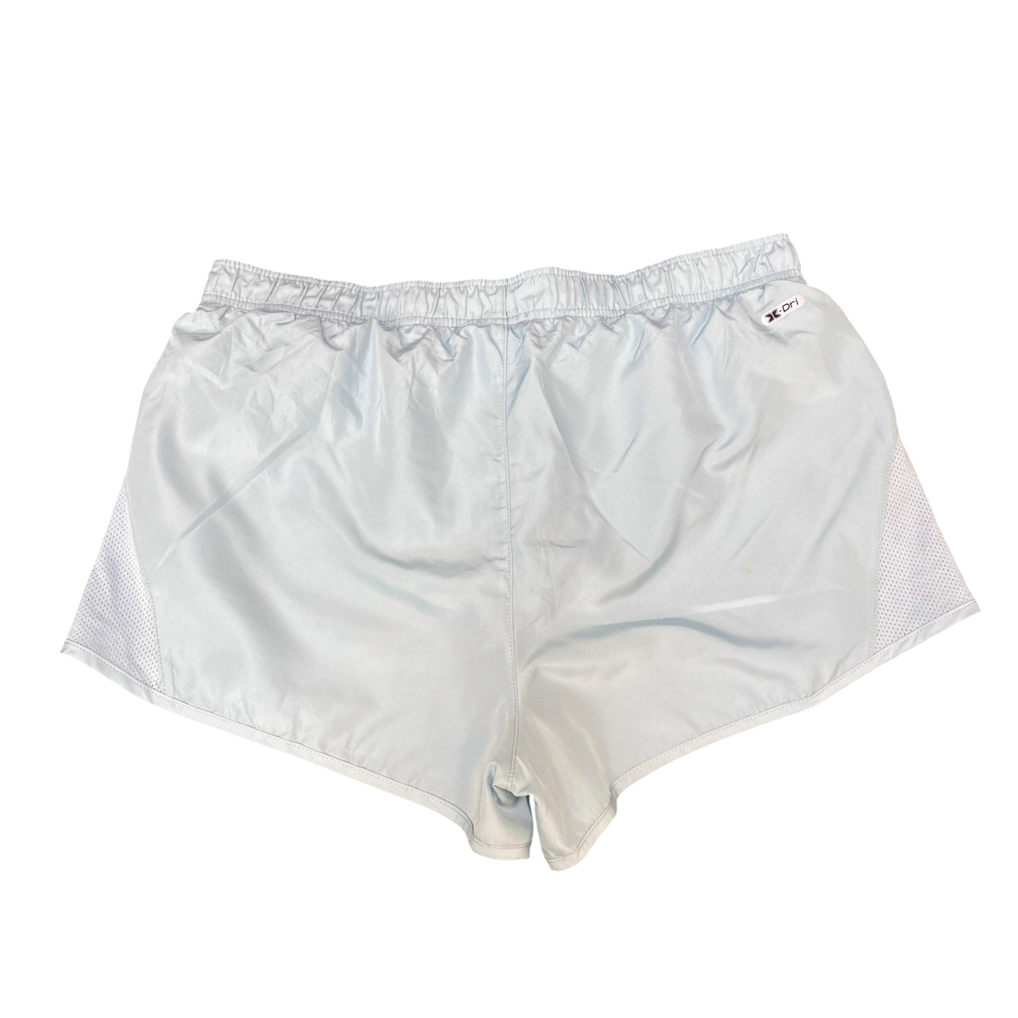 Running Sprinter Shorts Womens Large Blue Athletic Performance Drawstring Waist