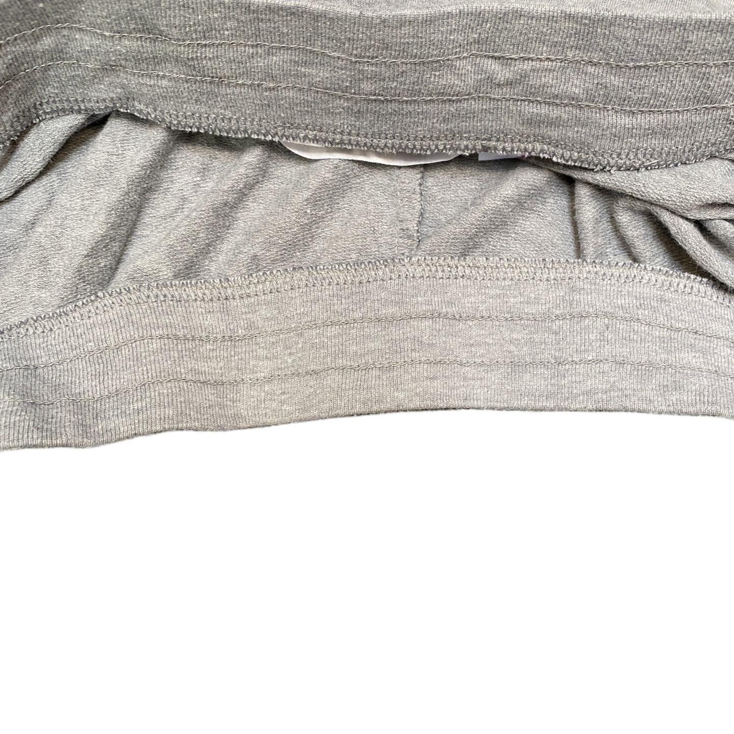 Running Sprinter Shorts Womens L 29" Waist Grey Workout Athletic Dolphin Hem
