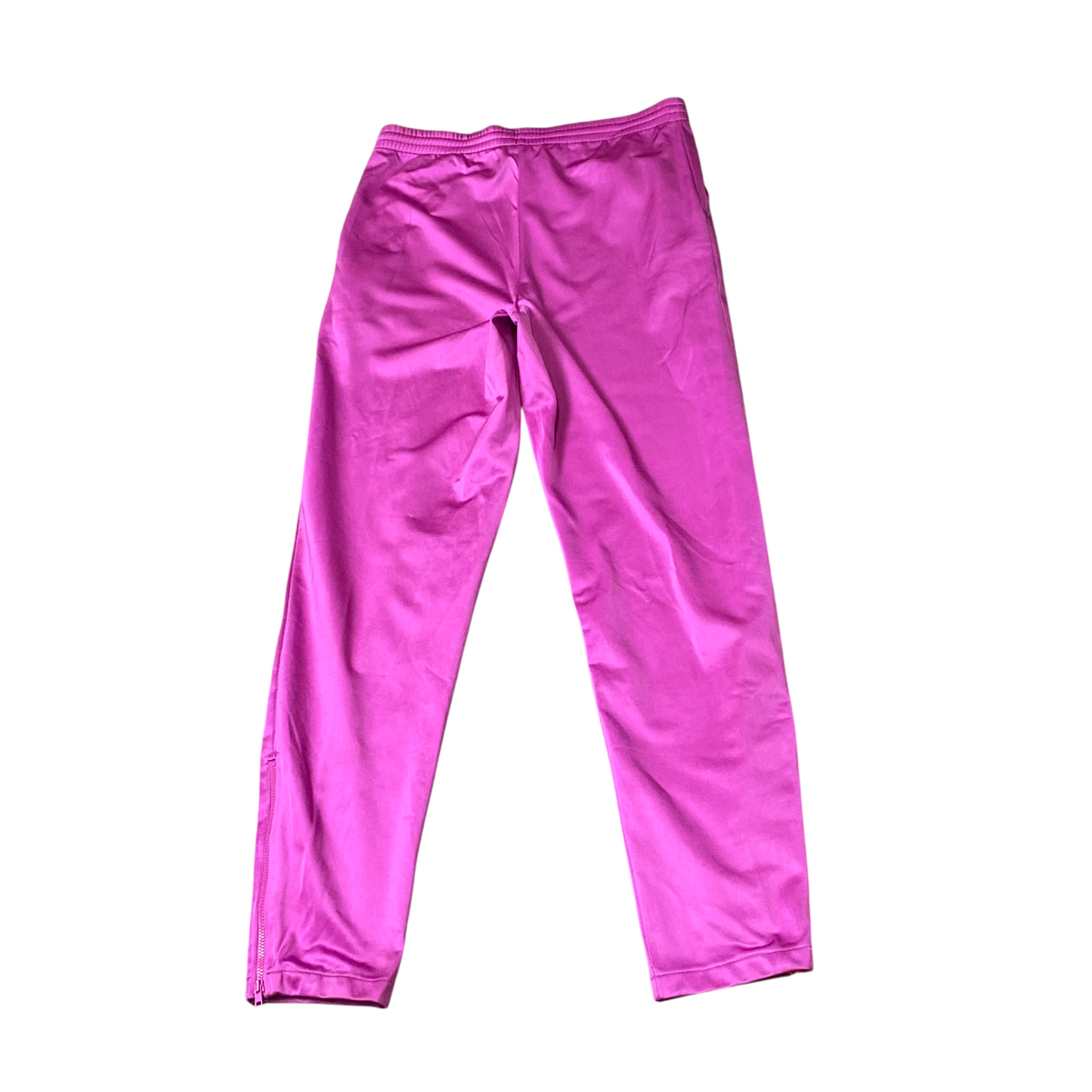 FILA Joggers Womens L Purple Straight Elastic Waist Stretch Mid Rise Ankle Zip