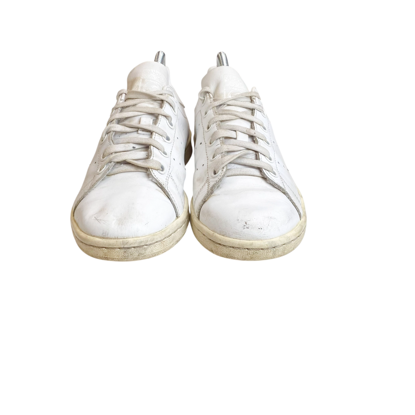 adidas Stan Smith Running Low Sneakers Junior UK 4.5 White Leather Lace Up