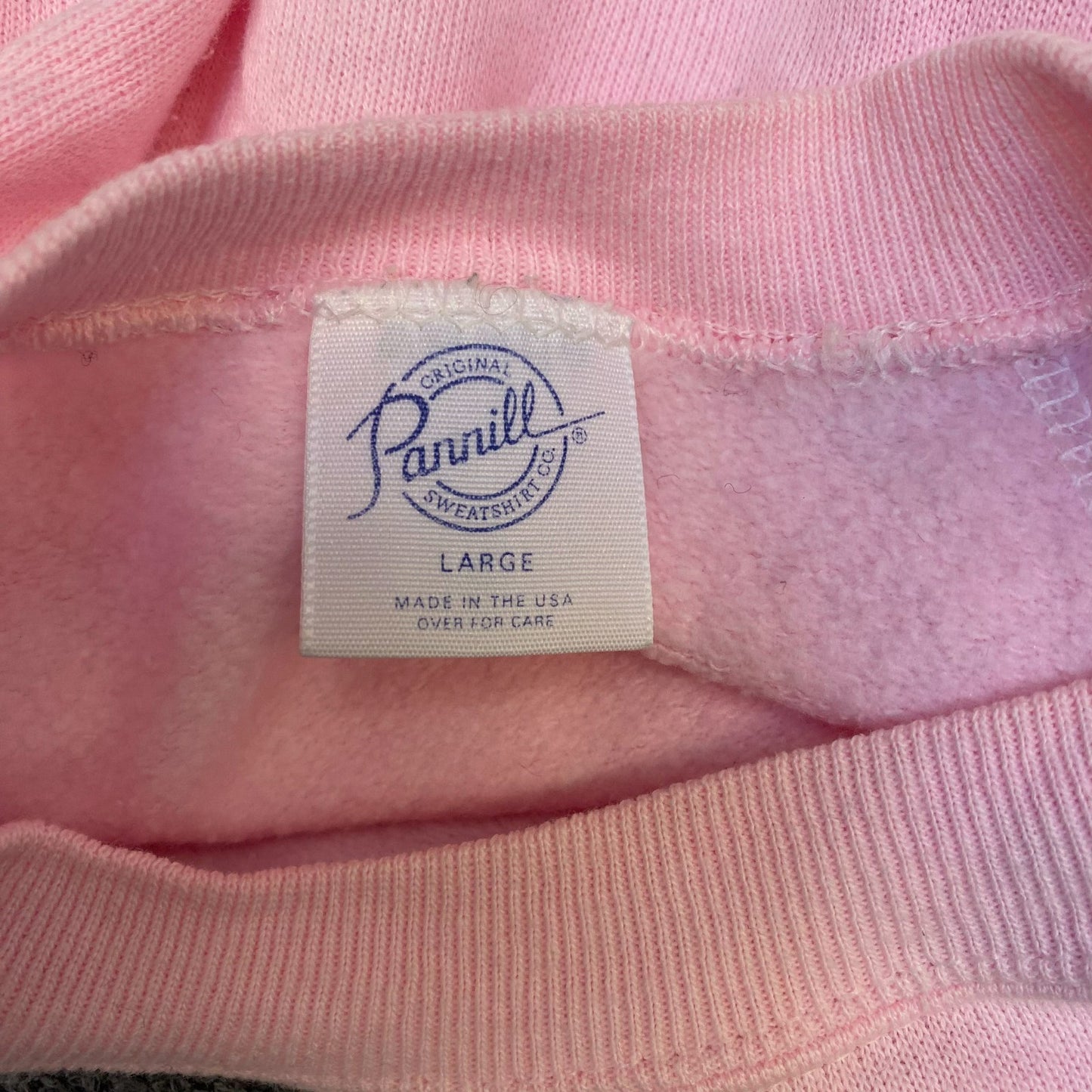 Pannil Grandma Sweatshirt Womens Large Pink Long Sleeve Crew Neck Pullover