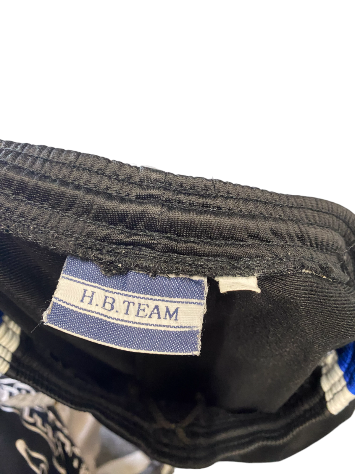 H.B Team Joggers Womens Medium Black Side Snap Button Elastic Waist Sweatpants