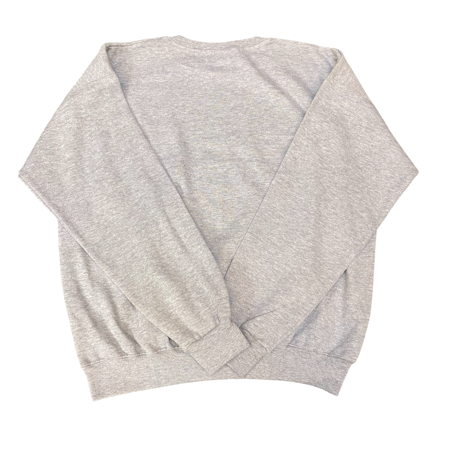 Nike Reworked Sweatshirt Mens Large Grey Embroidered Spellout Logo Vintage Y2K