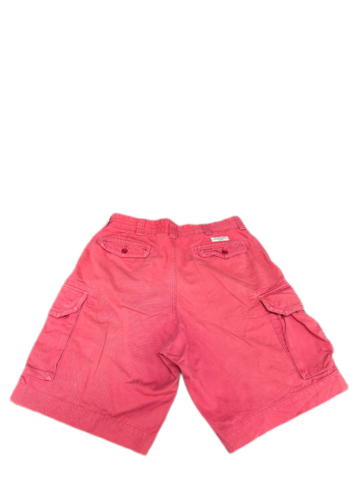 Polo Ralph Lauren Cargo Shorts Fits as Mens XL 37" Waist Red Hiking Outdoor