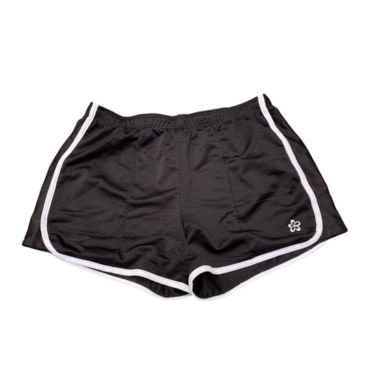 Limited Too Running Sprinter Shorts Womens 26W Black Mesh Elastic Waist Athletic