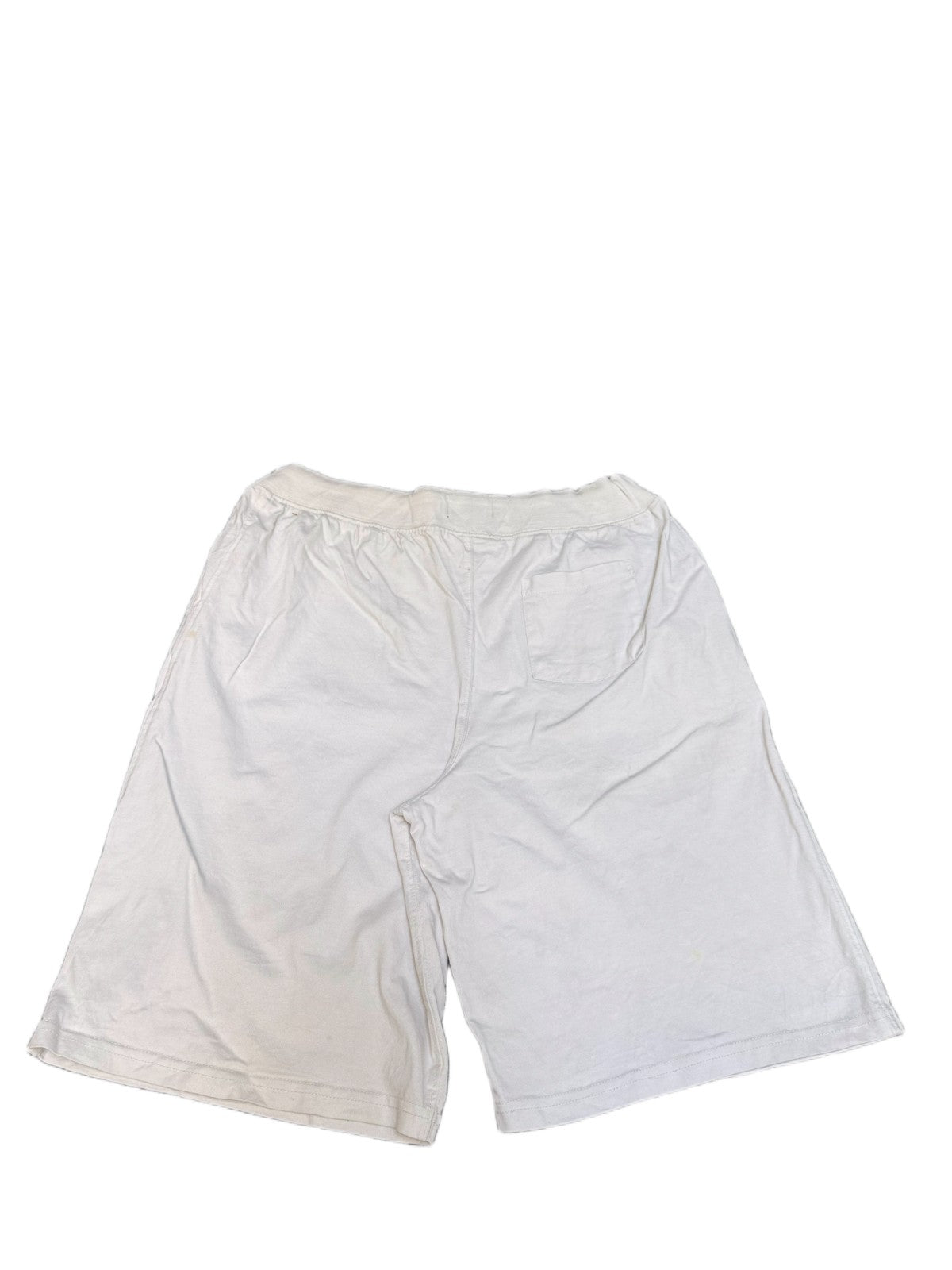 Polo Ralph Lauren Sweat Shorts Fits as Womens M 30" Waist White Big Pony Logo
