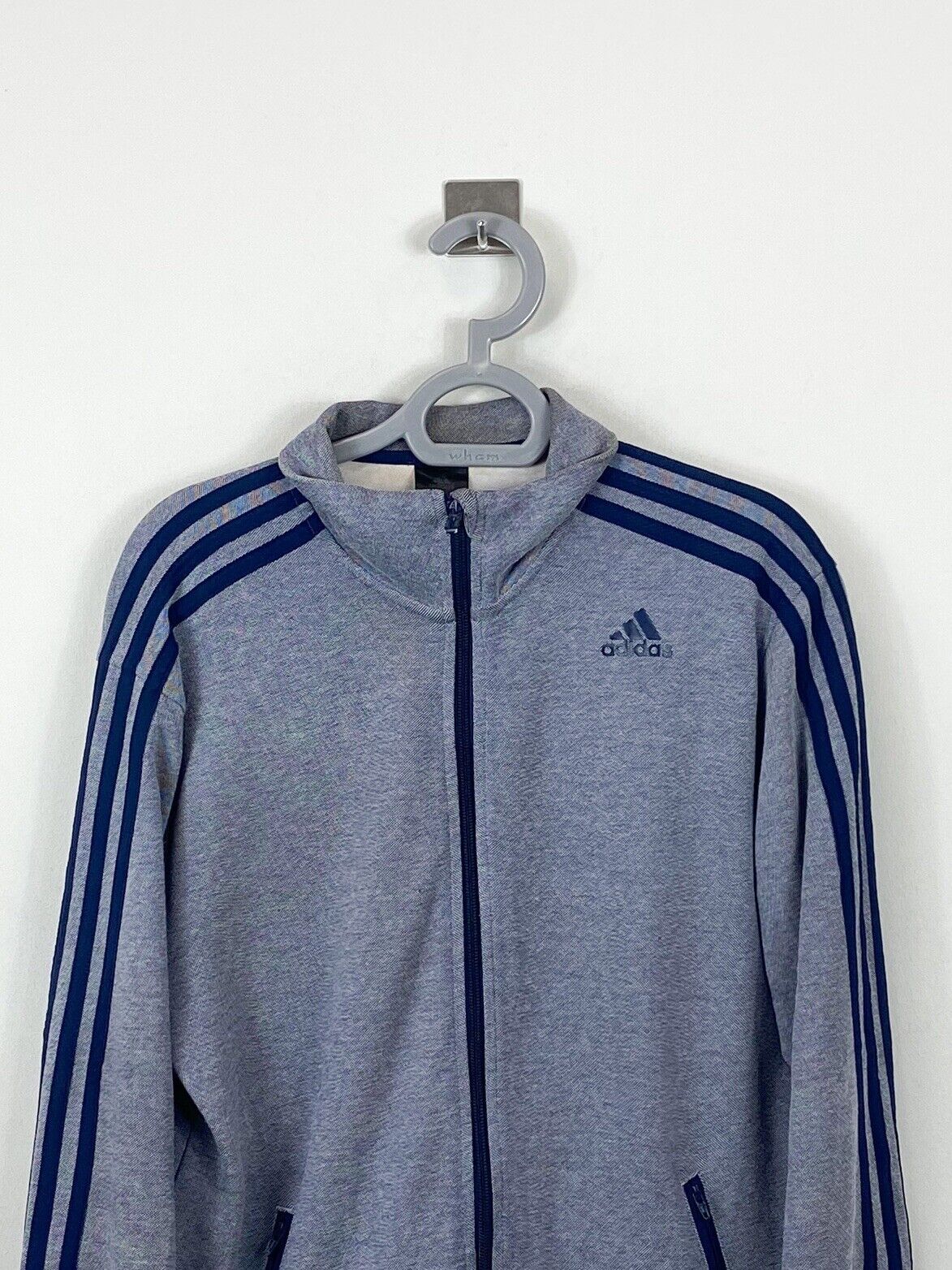 Adidas Track  Jacket Zip Up Grey Mens XL