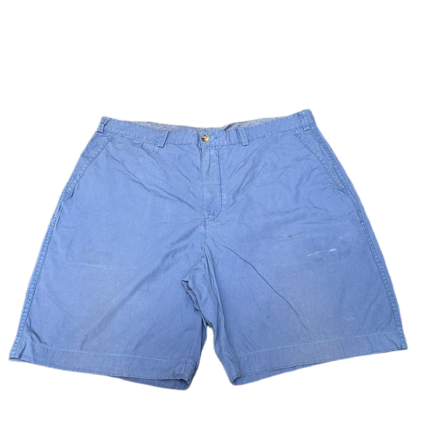 Polo Ralph Lauren Chino Shorts Fits as Men XL 40" Waist Blue  Flat Front Outdoor