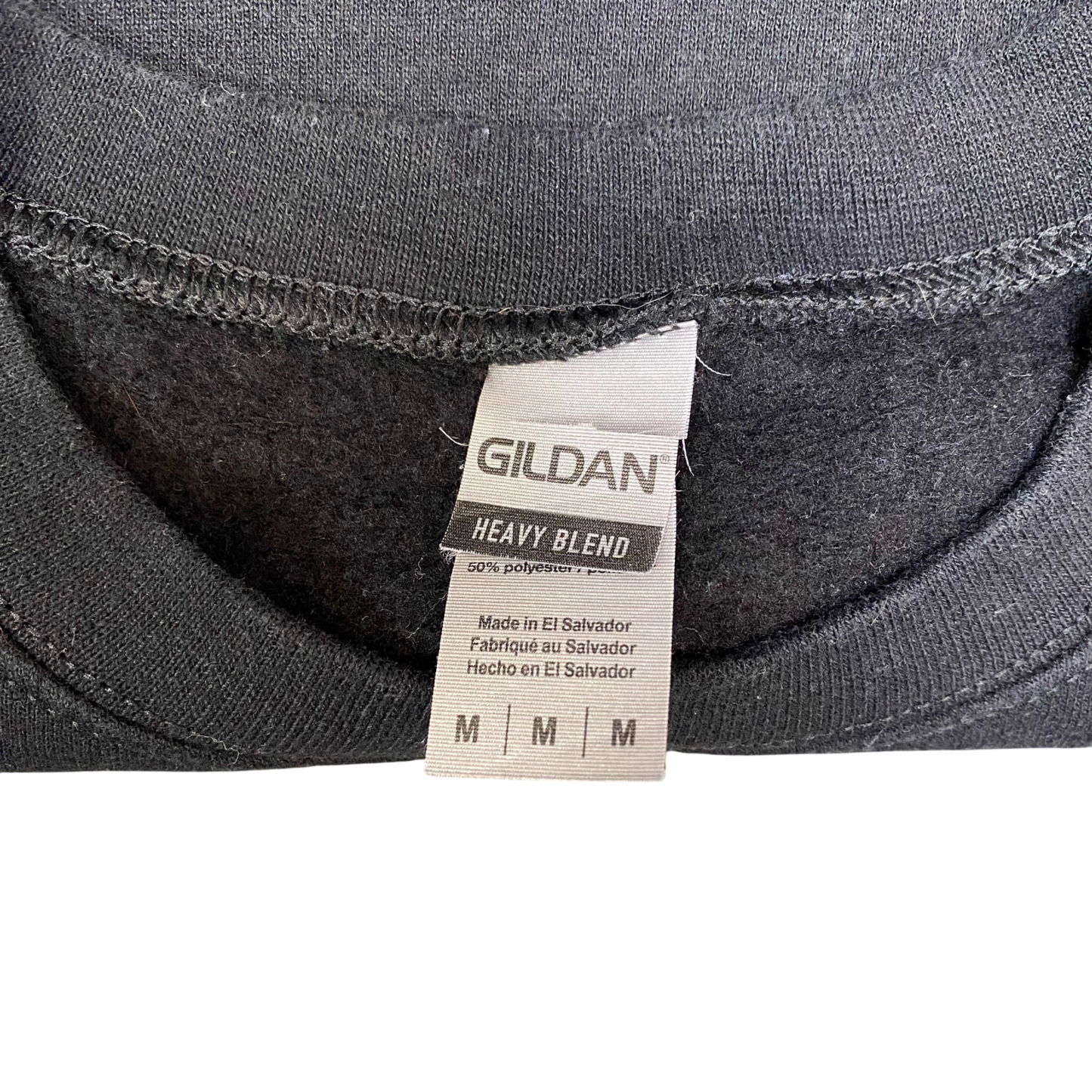 Gildan Sweatshirt Mens Medium Black Toe Pick Apparel Long Sleeve Crew Neck