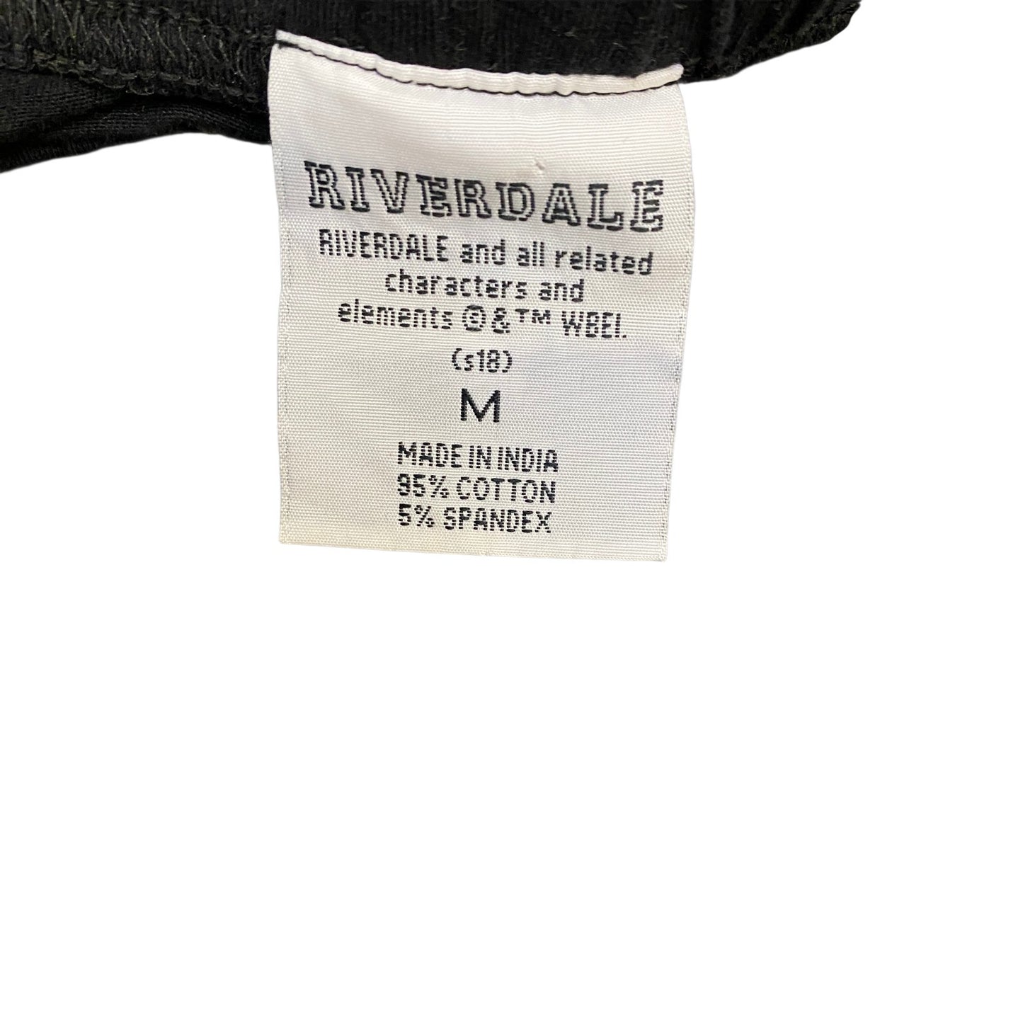 Go Bulldogs Riverdale High Shorts Womens M 29" Waist Black Athletic Gym Workout
