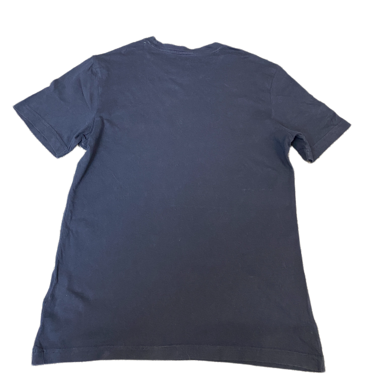 Reebok T-Shirt Womens Small Navy Graphic Logo Casual Short Sleeve Crew Neck Tee